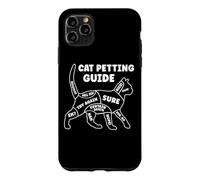 Funny Cat Petting Guide for Pet Owners & Kitty Lovers Case for iPhone 11 Pro Max