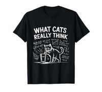 Funny Cat Physics Humor What Cats Really Think T-Shirt