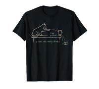 Funny Cat Physics Science What Cats Really Think Value Graphic T-Shirt