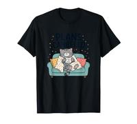 Funny Cat Plans Canceled Tea Cozy Kitty Sleeping T-Shirt