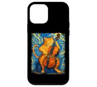 Funny Cat Playing Cello Musician Music Musical Instrument Case for iPhone 12 mini