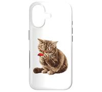 Funny cat playing harmonica cute paws silly cats love music Case for iPhone 17