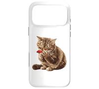 Funny cat playing harmonica cute paws silly cats love music Case for iPhone 17 Pro Max