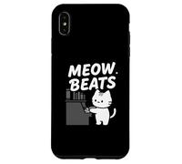 Funny Cat Playing Piano Meow Beats Music Lover Case for iPhone XS Max