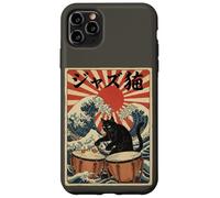 Funny Cat Playing Timpani For Jazz Musician Percussionist Case for iPhone 11 Pro Max