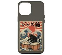 Funny Cat Playing Timpani For Jazz Musician Percussionist Case for iPhone 12 Pro Max