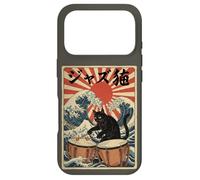 Funny Cat Playing Timpani For Jazz Musician Percussionist Case for iPhone 17 Pro