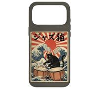 Funny Cat Playing Timpani For Jazz Musician Percussionist Case for iPhone 17 Pro Max