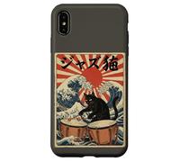 Funny Cat Playing Timpani For Jazz Musician Percussionist Case for iPhone XS Max