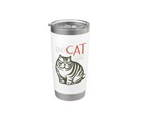 Funny Cat Pun Big Cat Liar Stainless Steel Insulated Tumbler
