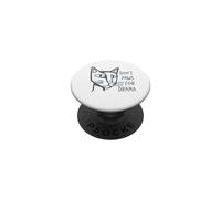 Funny Cat Pun Don't Paws for Drama PopSockets Adhesive PopGrip