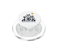 Funny Cat Pun It Ain't Over Until the Cat Ladies Sing PopSockets PopGrip for MagSafe