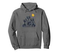 Funny Cat Pun It Ain't Over Until the Cat Ladies Sing Pullover Hoodie