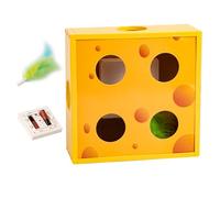 Funny Cat Puzzle Box - Automatic Rotary Interactive Game | Interactive Puzzle Toys For Cats, For Park, Indoor Standalone Play Living Room Against Boredom Birthday