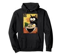 Funny Cat Ramen Graphic Japanese Kawaii Manga Anime Pullover Hoodie