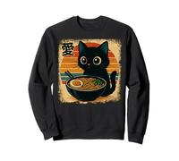 Funny Cat Ramen Graphic Japanese Kawaii Manga Anime Sweatshirt