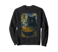 Funny Cat Ramen Graphic Japanese Kawaii Manga Anime Sweatshirt
