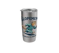 Funny Cat Running Elopement The Unexpected Workout Mom Dad Stainless Steel Insulated Tumbler