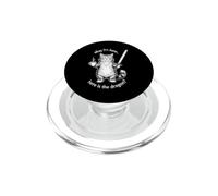 Funny Cat Saying Okay I’m Here Where The Dragon PopSockets PopGrip for MagSafe