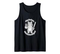 Funny Cat Saying Okay I’m Here Where The Dragon Tank Top