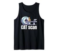 Funny Cat Scan Computed Tomography Radiologist CT Tech Tank Top