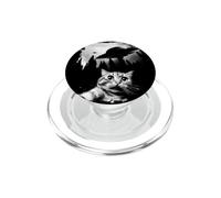 Funny Cat Selfie with UFOs PopSockets PopGrip for MagSafe