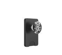 Funny Cat Selfie with UFOs retro cat PopSockets PopWallet for MagSafe