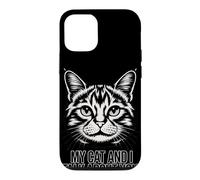 Funny Cat Shirt My Cat And I Talk About You For Women Girl Case for iPhone 12/12 Pro