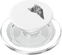 Funny Cat Shirt - Sneaky Cute Looking Kitten PopSockets PopGrip for MagSafe