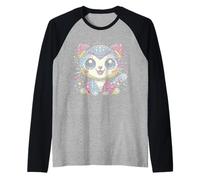 Funny Cat Spotty in Need Kids Happy Spotty 2025 Spotted Meme Raglan Baseball Tee