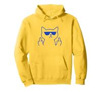 Funny Cat Statement - Sarcastic Social Awkward Introvert Cat Pullover Hoodie