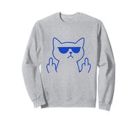 Funny Cat Statement - Sarcastic Social Awkward Introvert Cat Sweatshirt