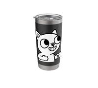 Funny Cat Thumbs Up Retro Cartoon Comic Design Stainless Steel Insulated Tumbler
