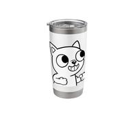 Funny Cat Thumbs Up Retro Cartoon Comic Design Stainless Steel Insulated Tumbler