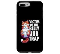 Funny Cat Victim Of The Belly Rub Trap Kitten Joke Case for iPhone 7 Plus/8 Plus
