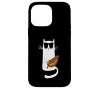 Funny Cat Wearing Sunglasses Playing Hurdy Gurdy Case for iPhone 14 Pro Max