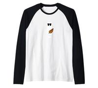 Funny Cat Wearing Sunglasses Playing Hurdy Gurdy Raglan Baseball Tee