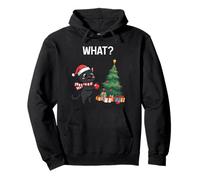 Funny Cat What Christmas Cute Ugly Christmas Pullover Hoodie