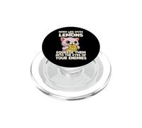 Funny Cat When Life Gives You Lemons PopSockets PopGrip for MagSafe