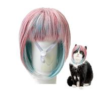 Funny Cat Wig, Cosplay Wig for Cat, Cosplay Cats Funny Wig Trimmable Photography Travel Geting Dog Headwear for Outdoor Role Play for Outdoor Role Play for Masquerade, Halloween