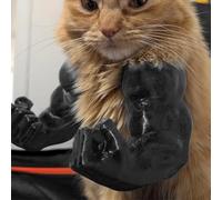 Funny Cat With Muscular Arms - 3D Printed Cat's Neck Arms With Muscle, Kitten Interactive Toy Creative Decoration Props, Giant Hand Muscle Arm Costume For Kitten Halloween & Birthday Parties