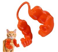Funny Cat with Muscular Arms | Cat Costumes for Pets | Creative Neck Hanging Muscle Arms Decoration Props for Cats | Novelty Fake Human Arm Cats Outfit Interactive Toys for Party Props