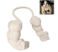 Funny Cat with Muscular Arms,Creative Cat Muscle Arms,C/at Muscle Ar/ms Decoration Props,Creative Pet Props Hanging A/rm,Hanging M/uscle A/rms P/rops Decoration for Smaller-Sized C/ats(Skin Color)