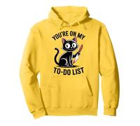 Funny Cat You're On my To-Do List Cat Lover Pullover Hoodie