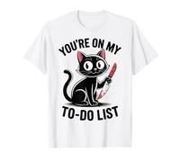 Funny Cat You're On my To-Do List Cat Lover T-Shirt