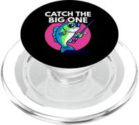 Funny Catch The Big One Fishing Fish PopSockets PopGrip for MagSafe