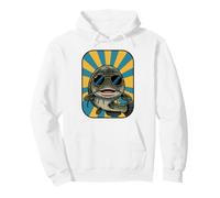 Funny Catfish Wearing Sunglasses Animal Jokes Mud Cat Pullover Hoodie