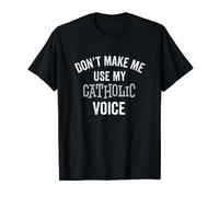 Funny Catholic Gift Roman Christian Priest Nun Baptism T-Shirt