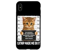 Funny Catnip Made Me Do It Tee - Cat Lover Gift Men Women Case for iPhone XS Max