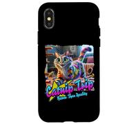 Funny Catnip Trip Better Than Reality Crazy Cats On Catnip Case for iPhone X/XS